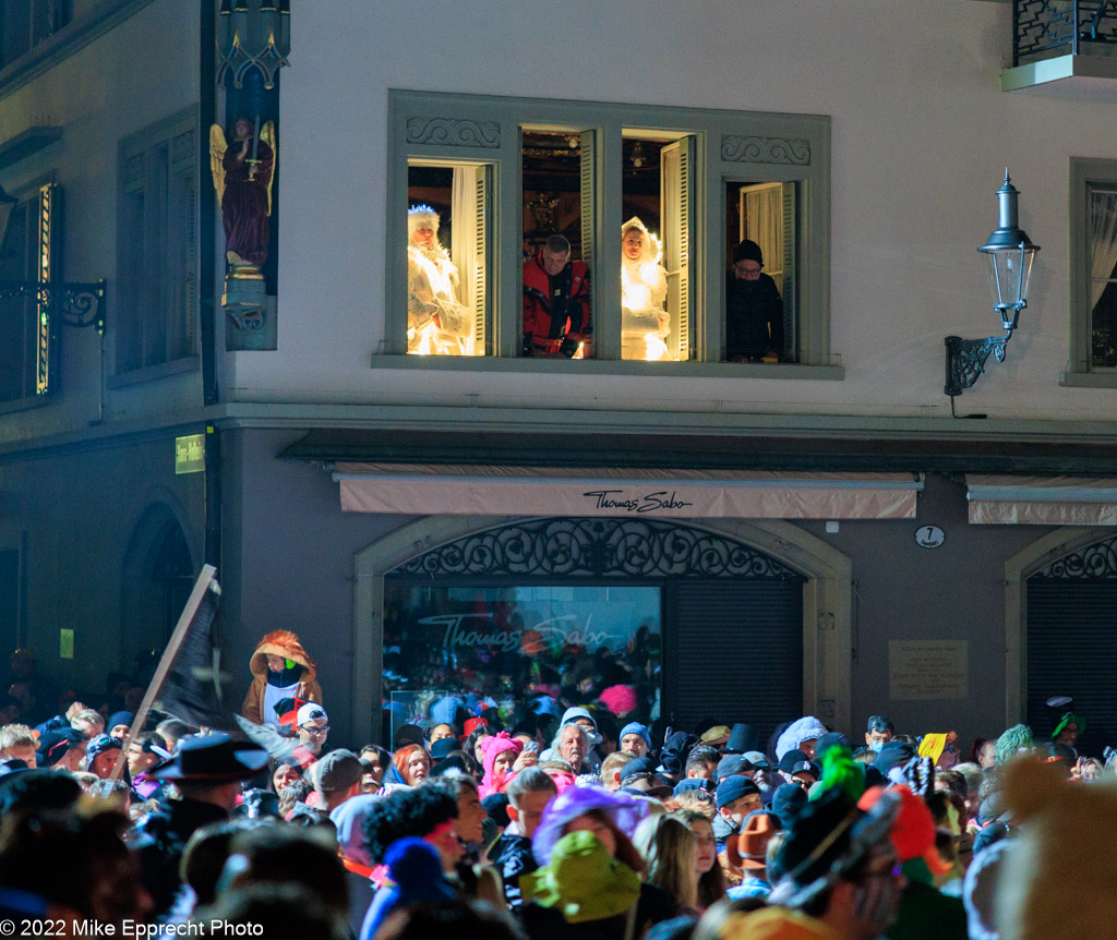 Kapellplatz; Luzerner Fasnacht 2022; SchmuDo; Tagwache