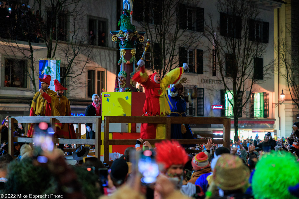 Kapellplatz; Luzerner Fasnacht 2022; SchmuDo; Tagwache