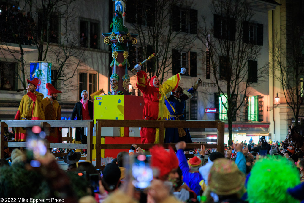 Kapellplatz; Luzerner Fasnacht 2022; SchmuDo; Tagwache