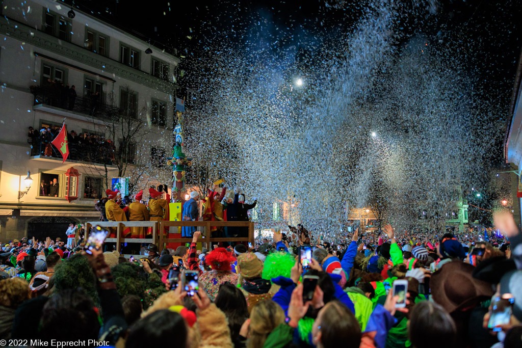 Kapellplatz; Luzerner Fasnacht 2022; SchmuDo; Tagwache