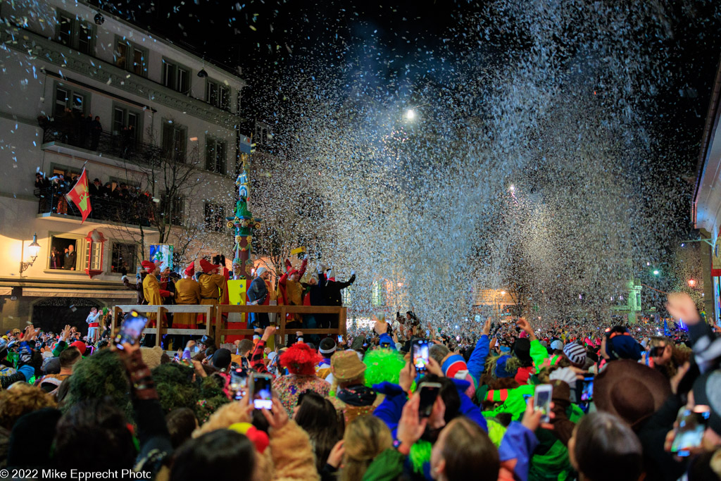 Kapellplatz; Luzerner Fasnacht 2022; SchmuDo; Tagwache