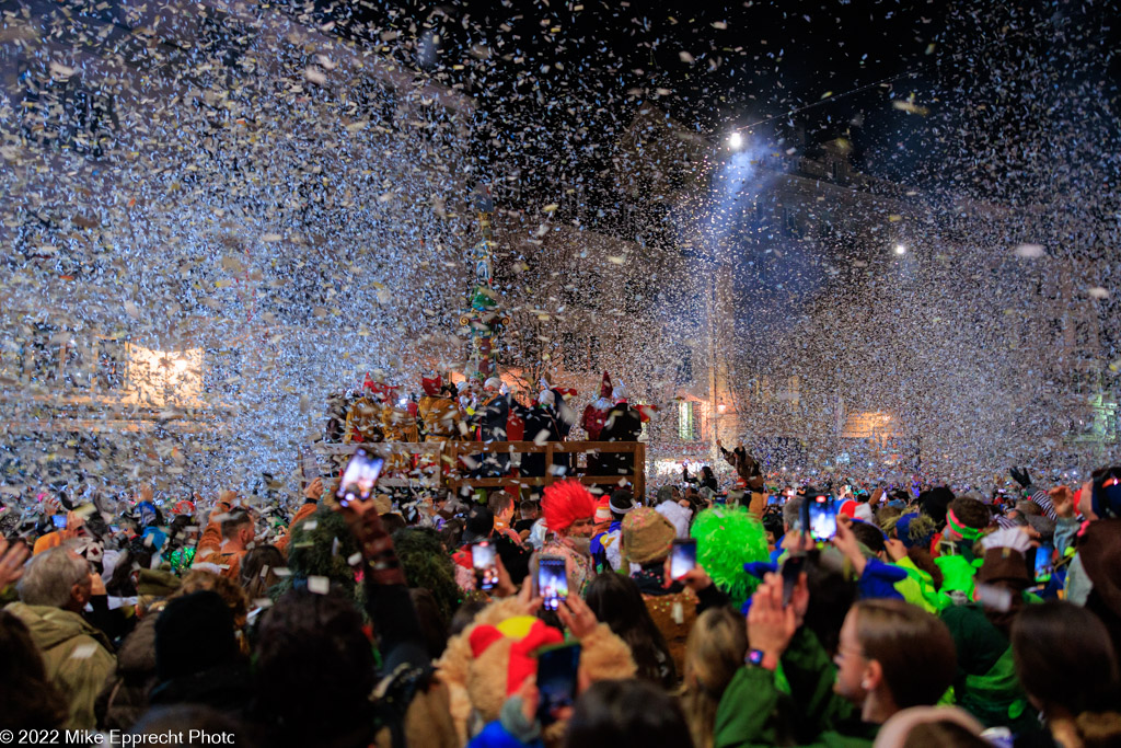 Kapellplatz; Luzerner Fasnacht 2022; SchmuDo; Tagwache