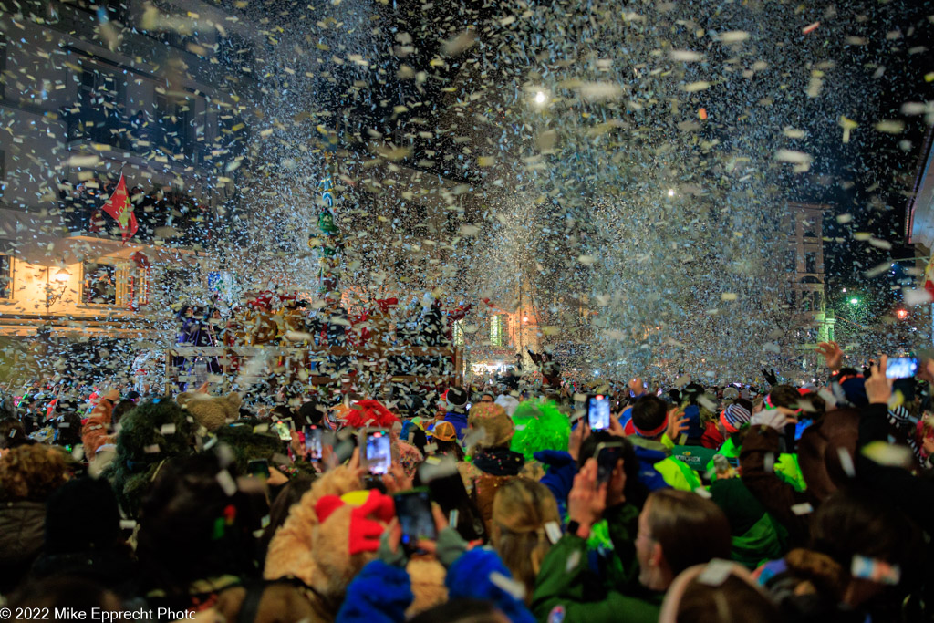 Kapellplatz; Luzerner Fasnacht 2022; SchmuDo; Tagwache