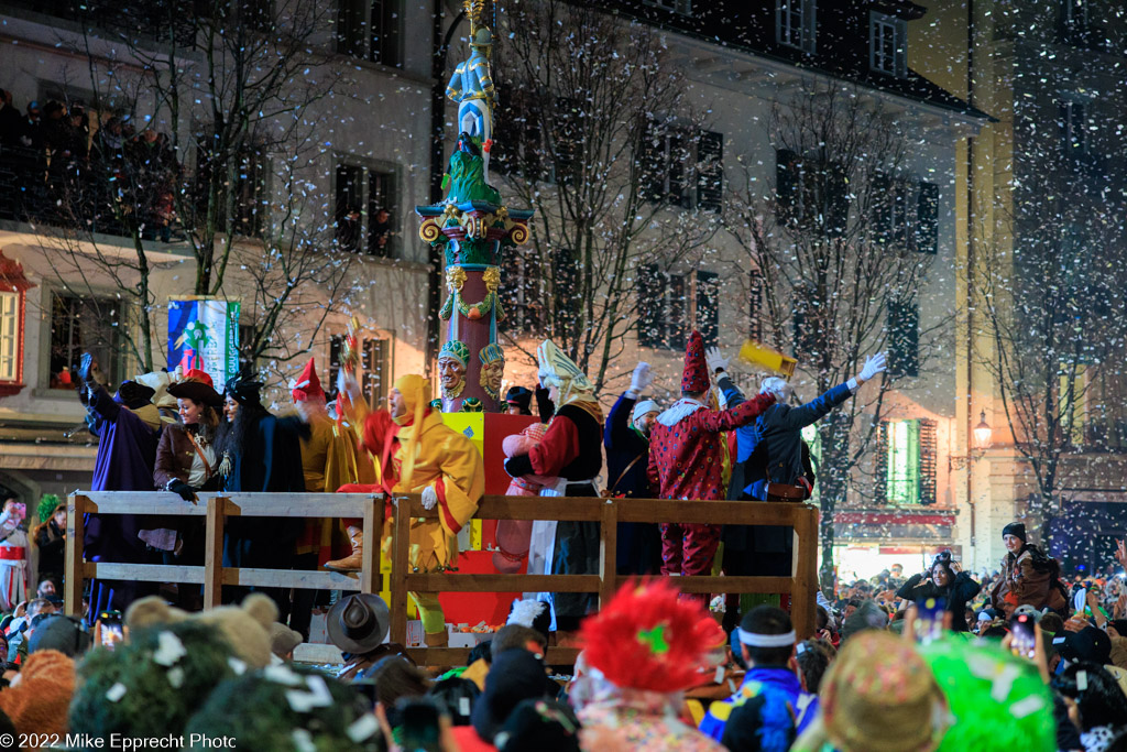 Kapellplatz; Luzerner Fasnacht 2022; SchmuDo; Tagwache