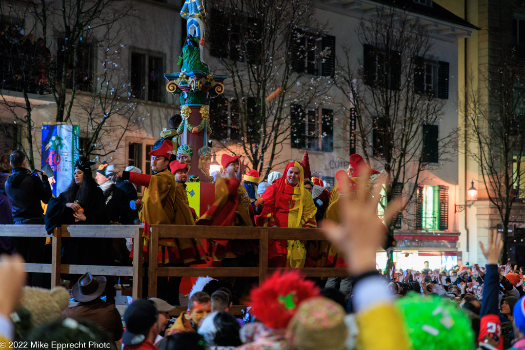 Kapellplatz; Luzerner Fasnacht 2022; SchmuDo; Tagwache