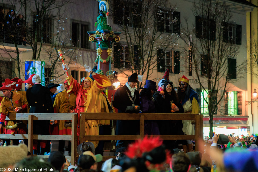 Kapellplatz; Luzerner Fasnacht 2022; SchmuDo; Tagwache