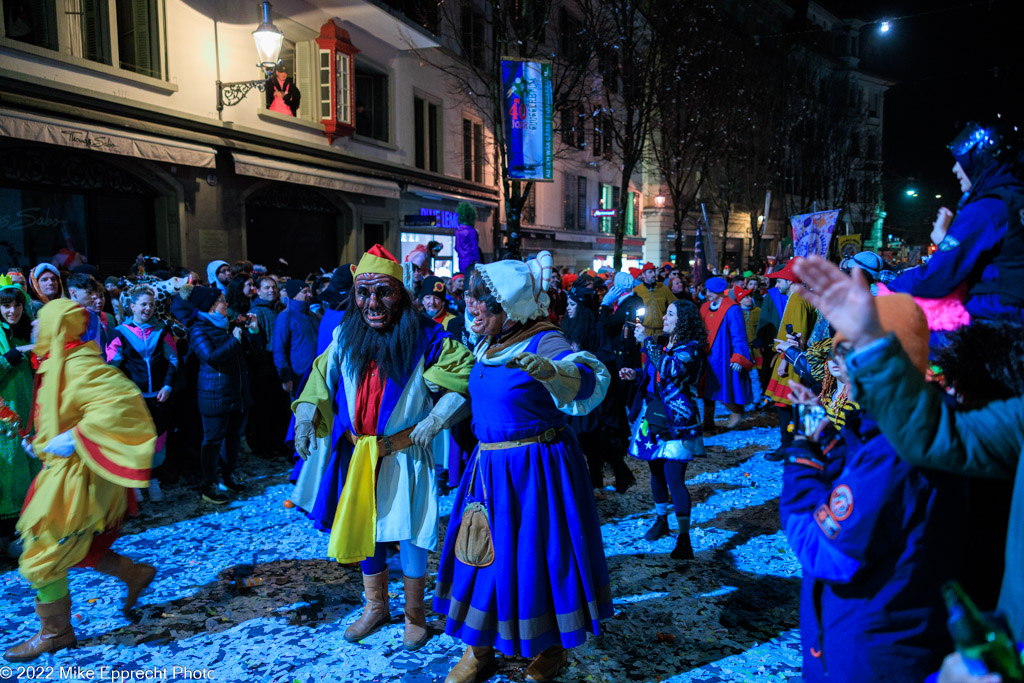 Kapellplatz; Luzerner Fasnacht 2022; SchmuDo; Tagwache