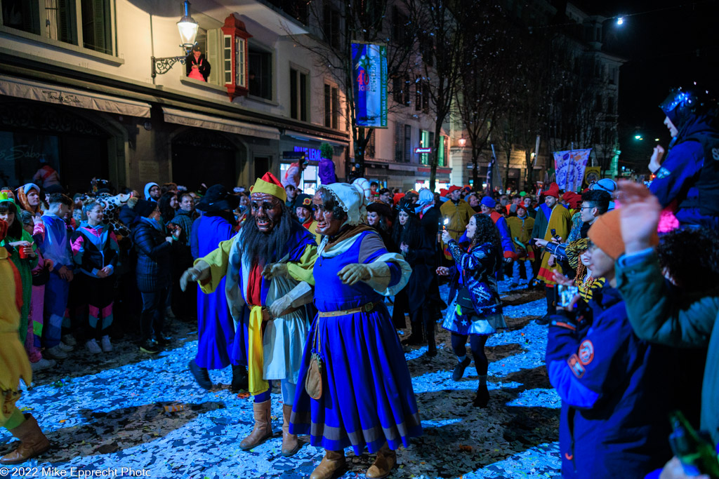 Kapellplatz; Luzerner Fasnacht 2022; SchmuDo; Tagwache